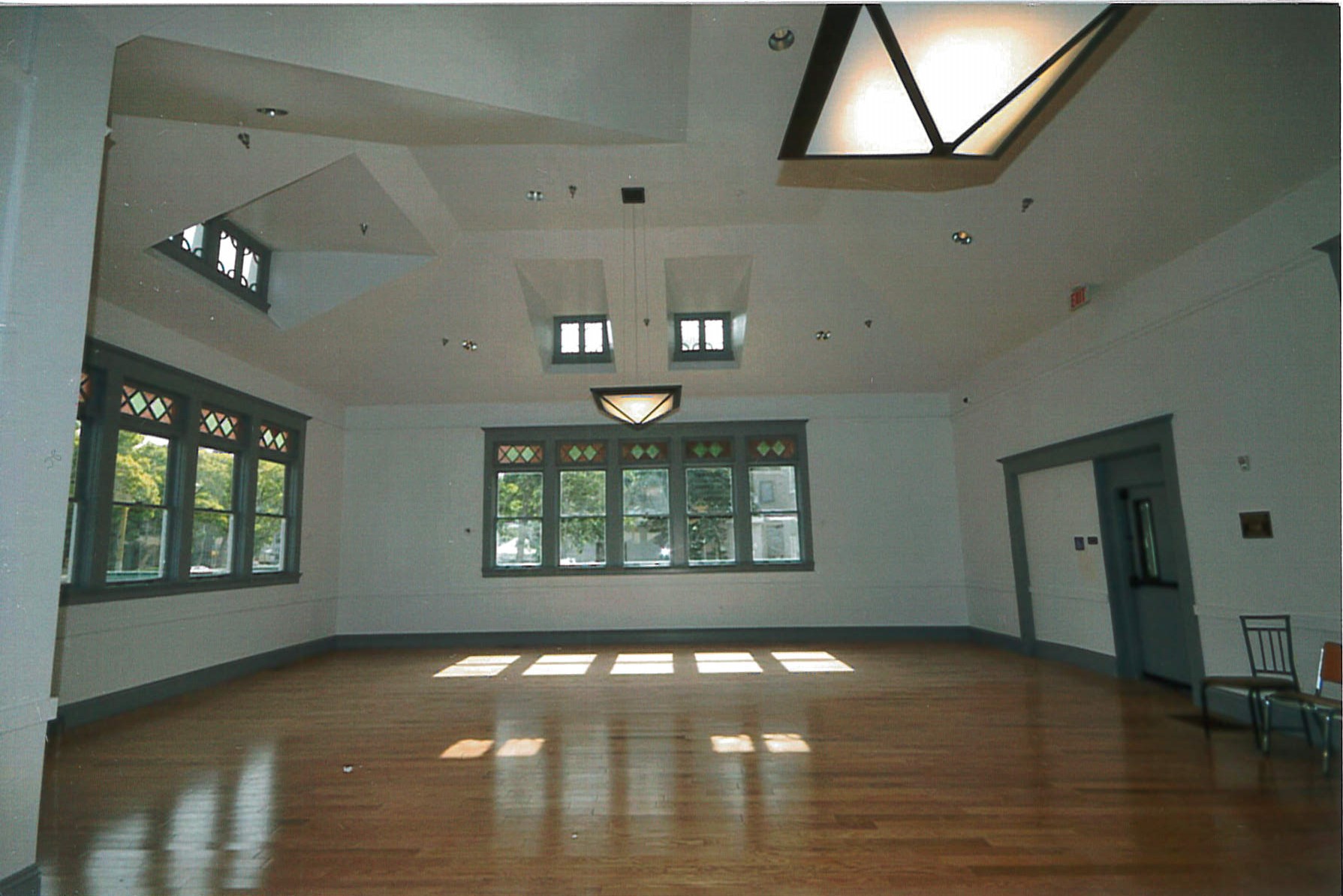 Renovated multipurpose room, alternate view